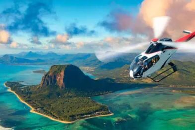 Helicopter Tours at Le Morne Brabant