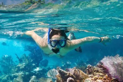 Snorkeling at Le Morne Brabant